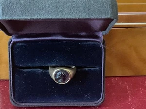 Ring mit Glas Gemme im römischen Stil - Bild 1 von 5