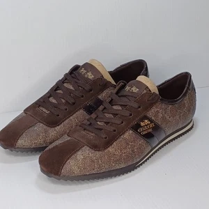 Coach Ivy Logo Pebbled modische Sneaker Schuhe Damengröße 9,5 B - Bild 1 von 13