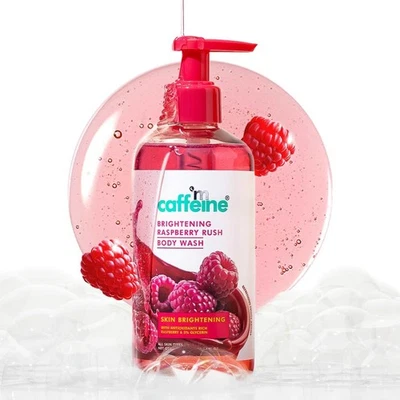 mcaffeine Brightening Raspberry Rush Body Wash For Brighter Glowing Skin 300ml - Image 1 of 4