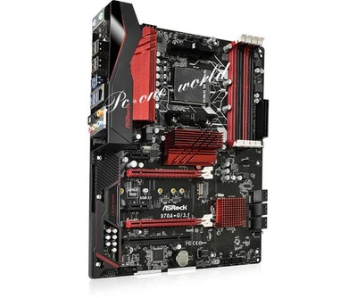 FOR Asrock 970A-G/3.1 Socket AM3+ AM3 AMD 970 DDR3 DIMM USB 3.1 Motherboard - Image 1 of 4