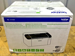 Brother HL-1210W Compact Wireless Monochrome Laser Printer w/ XL Toner - White - Picture 1 of 9