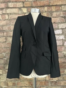 Giacca aderente blazer nero Stella McCartney lana fine e mohair It 40 UK 8-10 - Foto 1 di 11