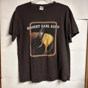 Robert Earl Keen T Shirt Brown Size Large - Picture 1 of 5