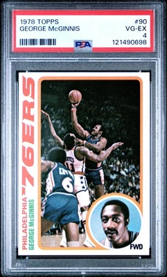 1978 TOPPS #90 GEORGE MCGINNIS PSA 4 - Image 1 of 2