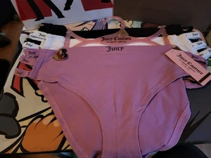 💕Juicy Couture Intimates 3 Pack Side Cutout Panties Size L💕 - Picture 1 of 3