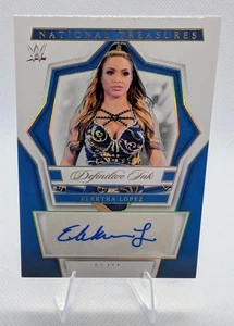 Elektra Lopez Auto /10 SSP 2024 Select WWE National Treasures Ships Free Today - Picture 1 of 2