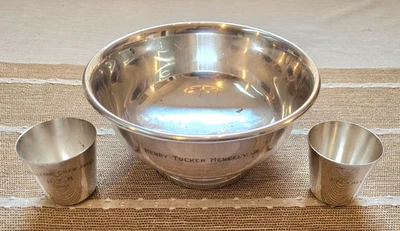 Juego de 3 Trofeos Hermoso Trofeo Vintage AYC Yacht Club Annapolis Maryland Foto 1 de 4