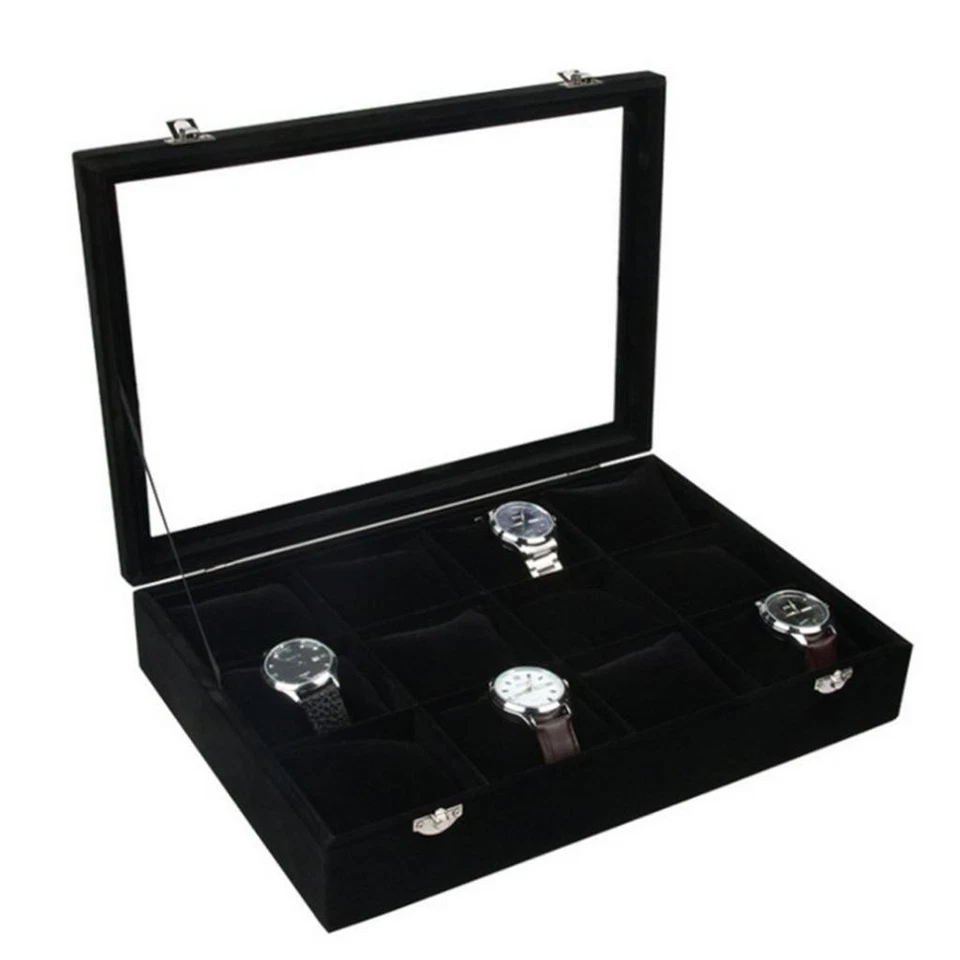 12 Pillows Jewelry Storage Box Watch Case for Necklace Ring Display - Image 1 of 1