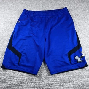 Under Armour Loose Fit Basketball Shorts Blue Men’s Size XL - Picture 1 of 8