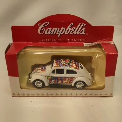 Campbell's Soup1952 VW Beetle LLDEO Collectible Die-Cast Model Car PopArt Design - Image 1 of 4
