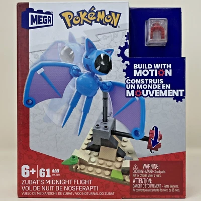 Juego de figuras construibles Mega Pokémon Zubat's Midnight Flight, 61 piezas HKT19 Foto 1 de 4