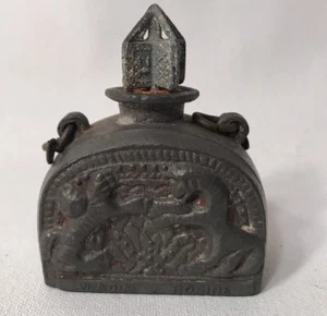 1919  Paul Poiret " Aladin Rosine " Silver Perfume Bottle Fashion  - Picture 1 of 12