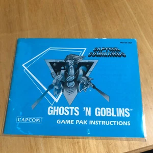 Nintendo NES MANUAL ONLY - NTSC - Captain Commando Ghost's n Goblins - Picture 1 of 2