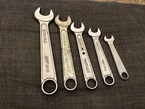 Vintage - Barcalo Buffalo - SAE Combination 5 pc Wrench Set - 3/8" to 3/4" - USA - Picture 1 of 2
