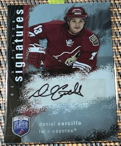 2007-08 Upper Deck Be A Player Signatures Daniel Carcillo #S-DC Rookie Auto RC - Picture 1 of 2