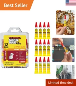 Reputable Super Glue - 12 Powerful 2g Tubes for Quick Fixes on Various Materials - Picture 1 of 13