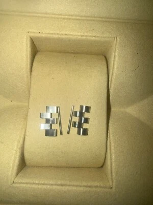 Rolex Sky-Dweller Jubilee Bracelet adjustable stainless steel links 17mm x2 - Image 1 of 4