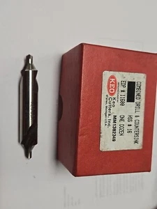 #16 HSS 60 DEG BELL TYPE CENTER DRILL - COMBINED DRILL & COUNTERSINK - KEO 11600 - Picture 1 of 3