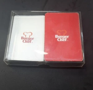 🃏 RARE Vintage Burger Chef Hamburger Restaurant - Playing Cards -INCOMPLETE F/S - Picture 1 of 8