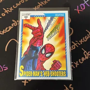 Marvel 1991 Spider-Mans Web-Shooter-Karte - Bild 1 von 4
