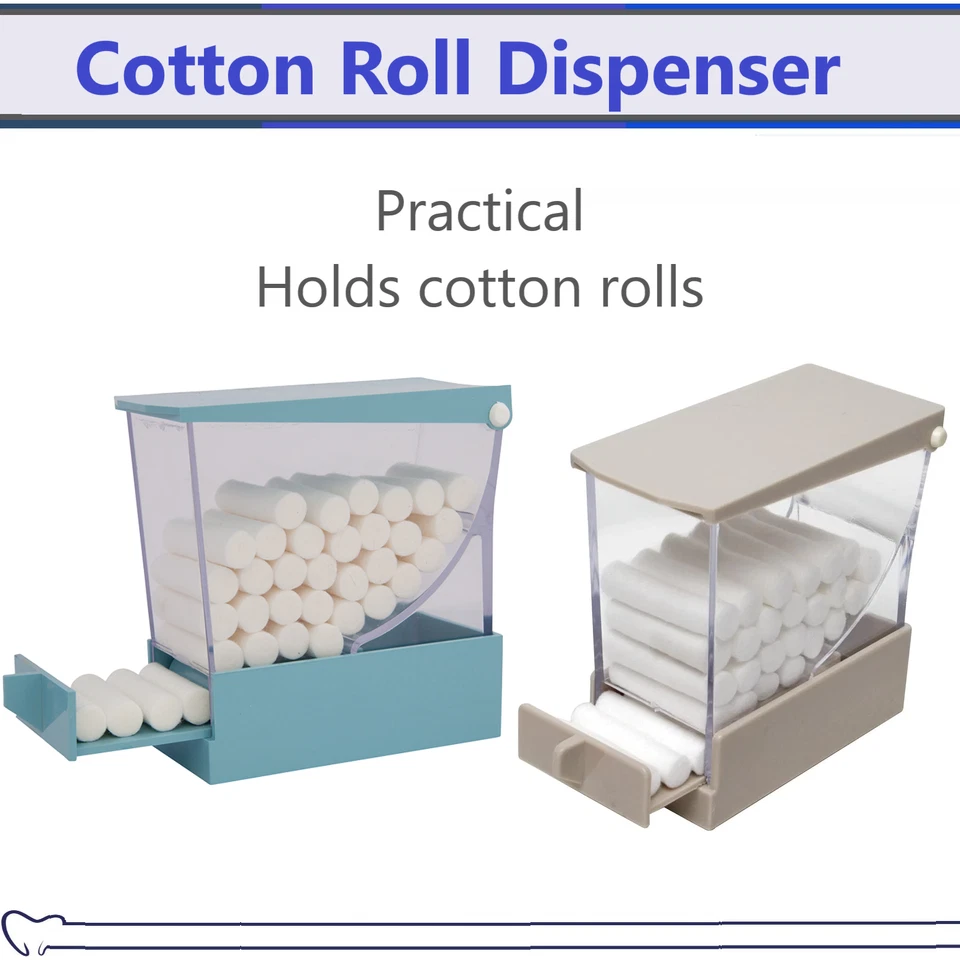 BROOKLYN DENTAL Dental Cotton Roll Holder Dental Microbrush Dispenser 2x2 Gauze Sponge Holder