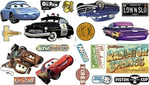 Disney Pixar Cars Selbstklebende Zimmerapplikationen 19 Wandsticker Blue Mountain - Bild 1 von 1