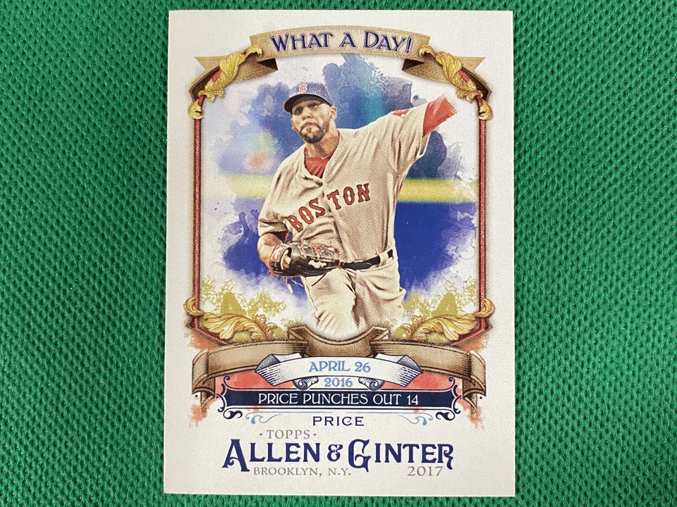 2017 Topps Allen and Ginter What a Day #WAD9 David Price Boston Red Sox - Image 1 of 1