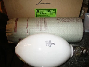 CASE OF 6 GE 400 W 400W HT 400 DX33 R Mercury Lamps Deluxe White E-35 Mogul H33 - Picture 1 of 2