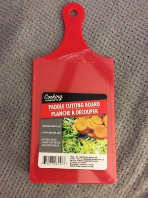 Cooking Concepts Paddle Cutting Board - Red -NEW in PACKAGE  - Image 1 of 4