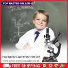 Microscope Kit Lab  Home School Science Educational Toy for Kids Child ♞