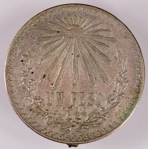 México - 1 Peso - 1944 - Plata .720 - Imagen 1 de 2