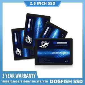 512GB 1TB 2TB 4TB 256GB 2,5 SSD Intern SATA 3.0 Solid State Drive Lot Dogfish - Bild 1 von 12