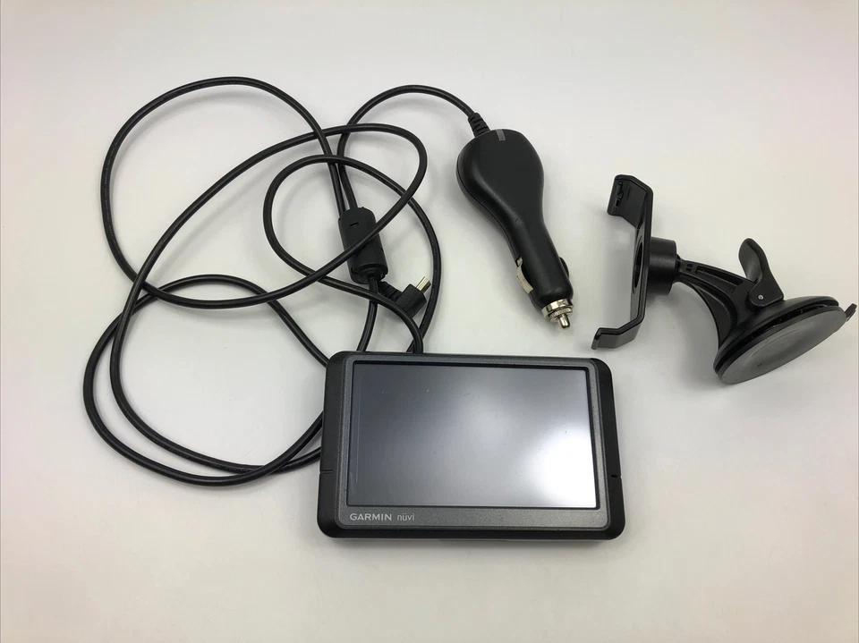 Garmin Nuvi 255W GPS Navigation System w Car Charger Power Cord Black Bundle - Image 1 of 4