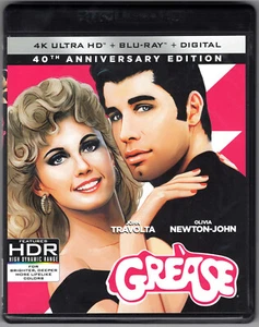 'Grease' (1978) 1080p Blu-ray/Digital (FROM US 4K SET) + Titanic/The Walk Codes - Picture 1 of 6