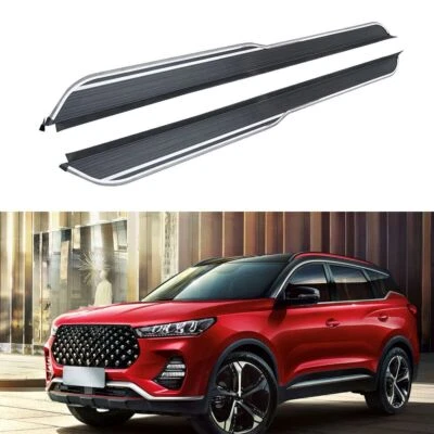 2Pcs Side Step Running Board Nerf Bar Fits for Chery TIGGO 7 PRO SUV 2020-2023 - Image 1 of 4
