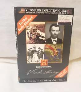 Vicksburg Expedition Guide Computer CD-Rom History Channel 1 CD-Rom & 2 CDs 2003 - Foto 1 di 23