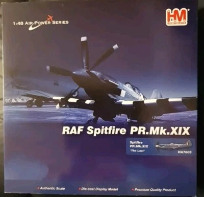 Hobbymaster Aviation RAF Spitfire PR.Mk.XIX "The Last" HA7805 1:48 - Image 1 of 4