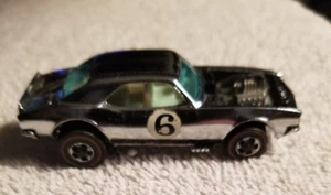1969 Mattel Hot Wheels Redlines Heavy Chevy Silver Chrome Camaro White Interior - Picture 1 of 7