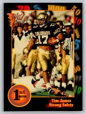 1991 Wild Card Draft #146 Tim James - Image 1 of 2