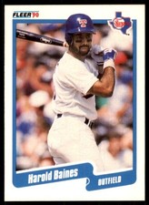 1990 Fleer Harold Baines Baseball Cards #290