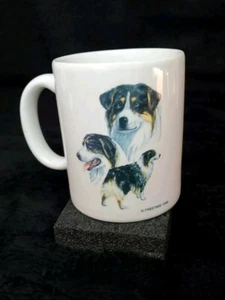 Vintage 1996 Dog Image On Coffee Mug By Freetime - Picture 1 of 7