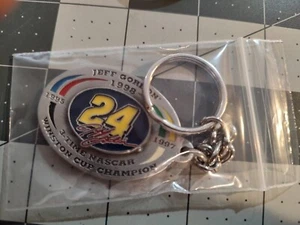 Nascar Jeff Gordon Keychain And Hat Pin #24 - Picture 1 of 4