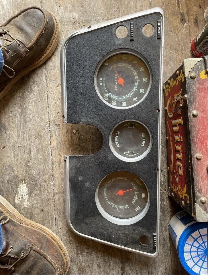 Chevrolet C10 Speedometer Instrument Cluster Blazer Chevy C20 67-72 GMC - Image 1 of 2