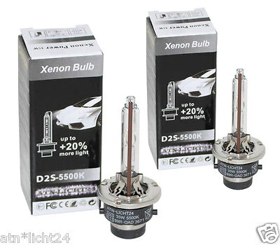 Quemador de xenón D2S DUO 2x 35W 5500K COOL BLUE azul PK32d-2 OPEL OMEGA B ASTRA H G Foto 1 de 4