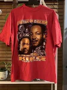Martin Luther King T-Shirt XXL Vintage Y2K MLK Rap Tee - Bild 1 von 3