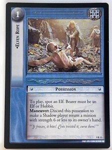 LORD OF THE RINGS TCG REFLECTIONS FOIL 9R13 ELVEN ROPE ex - Picture 1 of 1