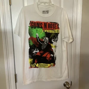 Guns N’ Roses Men’s T-shirt 2016 Tour Not In This Lifetime White Size Large Rare - Picture 1 of 4