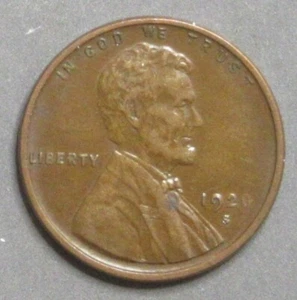 1920-S LINCOLN CENT XF. - Picture 1 of 2