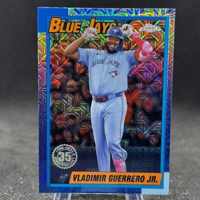Vladimir Guerrero Jr. 2025 Topps Series 1 Chrome Silver Pack Blue Jays #T90C-30 - Image 1 of 2