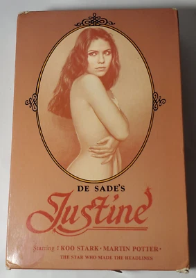 De Sade's Justine VHS VEC Big Box Koo Stark Vintage Erotica - Immagine 1 di 4
